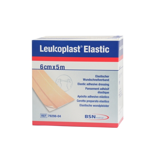 Leukoplast® Elastic | Pflaster | 6 cm x 5 m Rolle Leukoplast® Elastic | Pflaster | 6 cm x 5 m Rolle