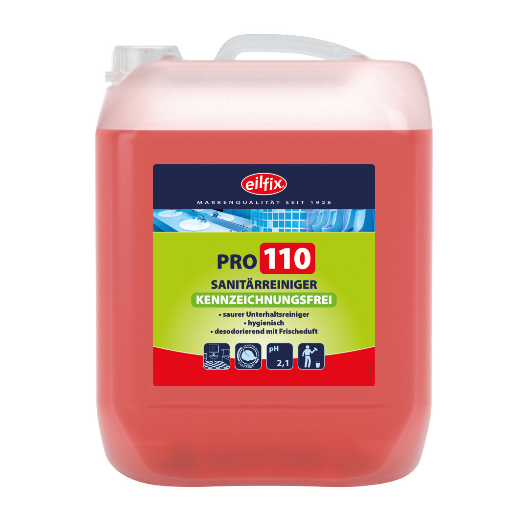 Eilfix® PRO 110 | Sanitärreiniger GREEN | 10 Liter Kanister