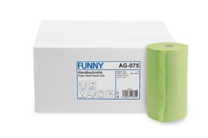 Handtuchrolle | Grün | 2-lagig | 23 cm x 28 cm | 54 m | 12 Rollen/Karton | AG-075 Handtuchrolle | Grün | 2-lagig | 23 cm x 28 cm | 54 m | 12 Rollen/Karton | AG-075