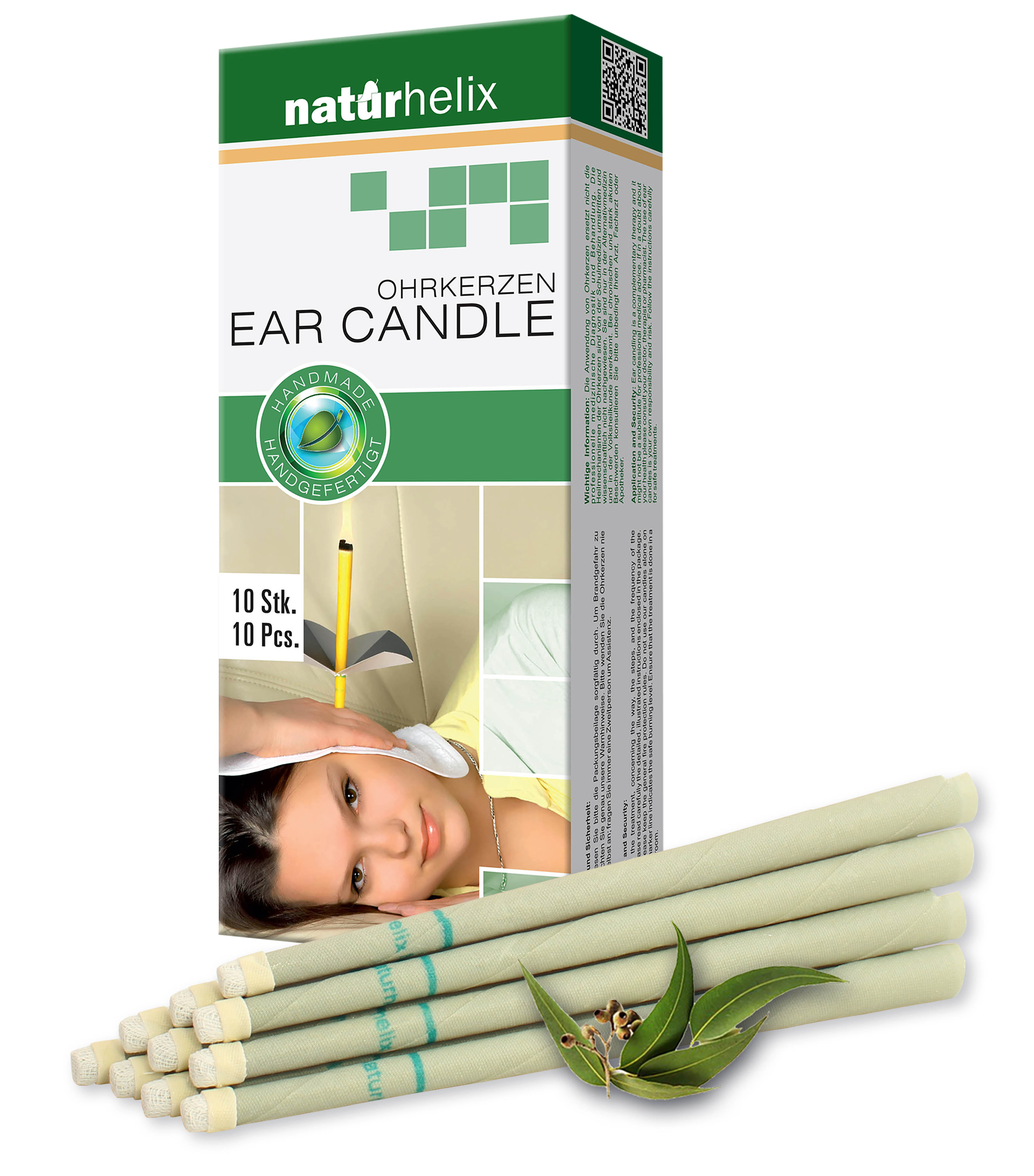 Ohrkerzen Eukalyptus 10 Stück/Packung Ohrkerzen Eukalyptus 10 Stück/Packung