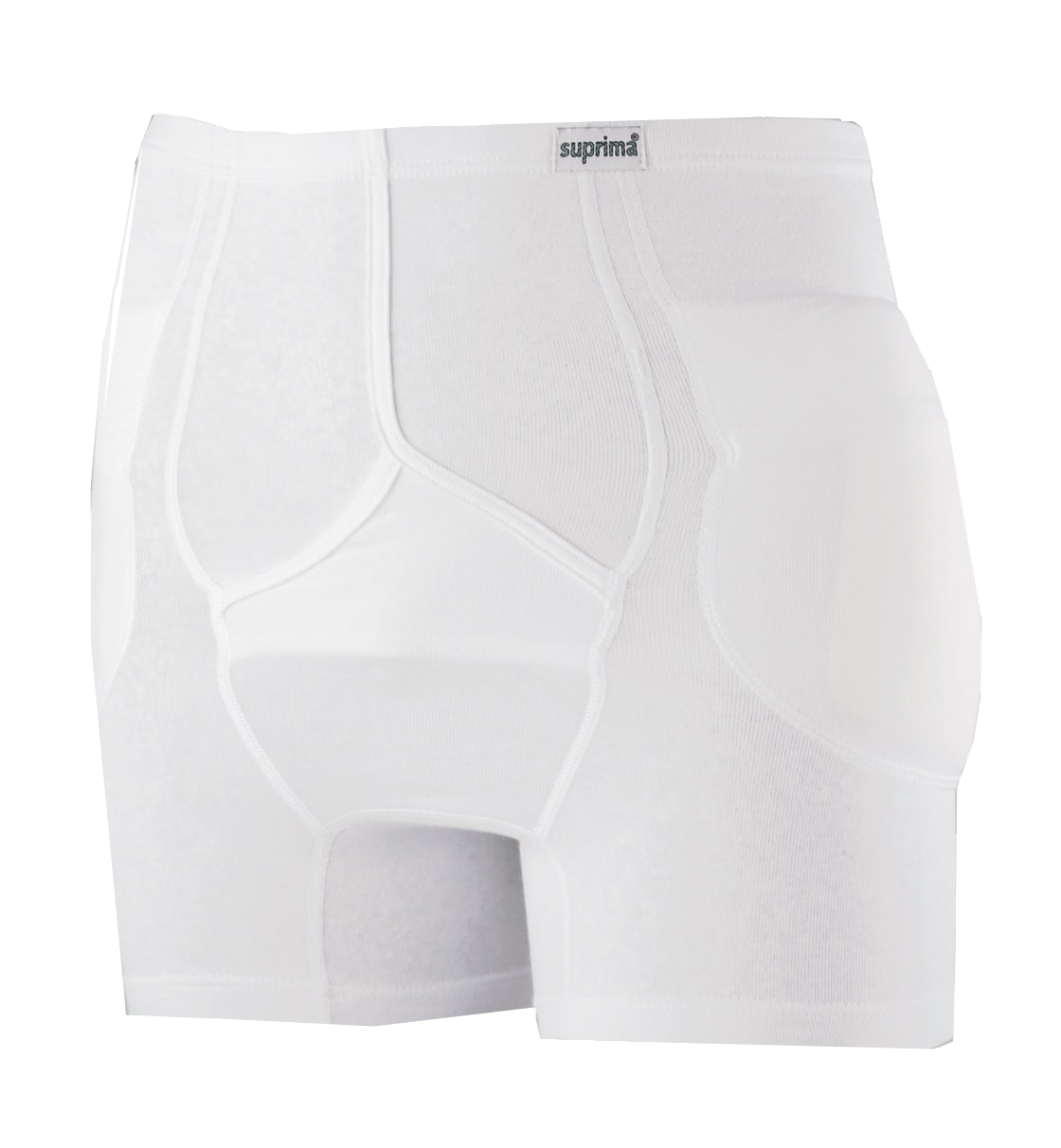 Suprima Protektor-Slip mit Eingriff ohne Protektoren Herren S-XL Weiß 1413 Suprima Protektor-Slip mit Eingriff ohne Protektoren Herren S-XL Weiß 1413