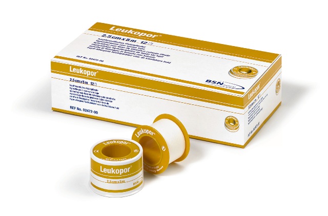 Leukopor® | Fixierpflaster | Weiß | 2,5 cm x 5 m Rolle Leukopor® | Fixierpflaster | Weiß | 2,5 cm x 5 m Rolle