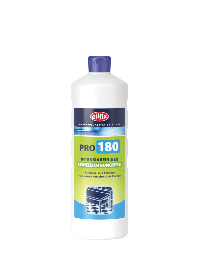 Eilfix® PRO 180 GREEN Intensivreiniger | Kennzeichnungsfrei | 1 Liter Flasche Eilfix® PRO 180 GREEN Intensivreiniger | Kennzeichnungsfrei | 1 Liter Flasche