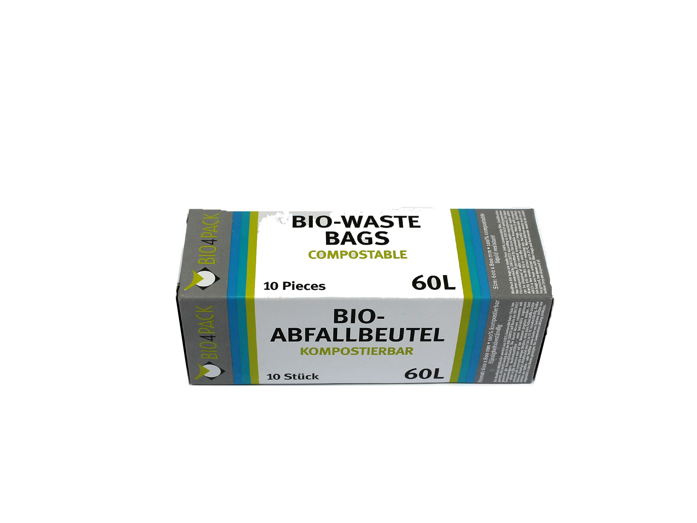 Bio Abfallbeutel | 60 Liter | 600 x 800 mm | 30 µ | 10 Stück/Faltschachtel Bio Abfallbeutel | 60 Liter | 600 x 800 mm | 30 µ | 10 Stück/Faltschachtel