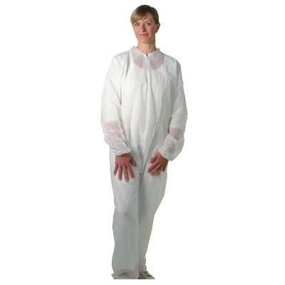 PP-Overall | Weiß | Mit Hemdkragen | CE Kategorie I XXL | 1 Stück PP-Overall | Weiß | Mit Hemdkragen | CE Kategorie I XXL | 1 Stück