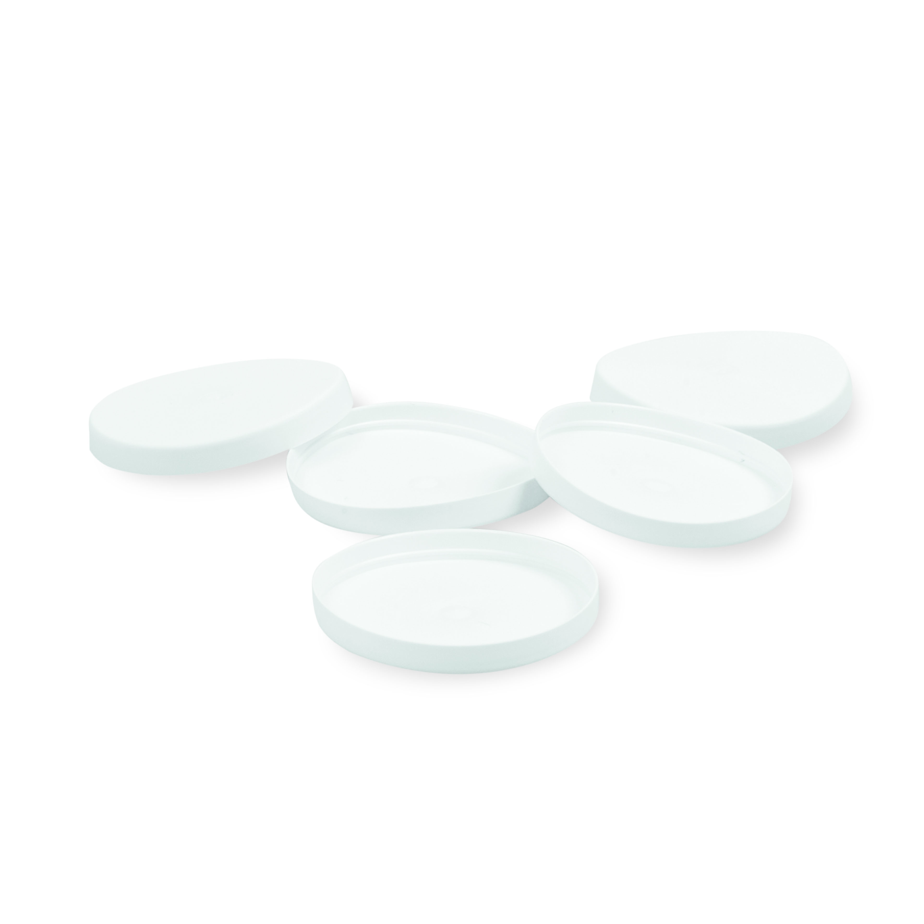 Medizinbecherdeckel | Verschluss für 30 ml Medizinbecher | Weiß | 500 Stück/Packung Medizinbecherdeckel | Verschluss für 30 ml Medizinbecher | Weiß | 500 Stück/Packung