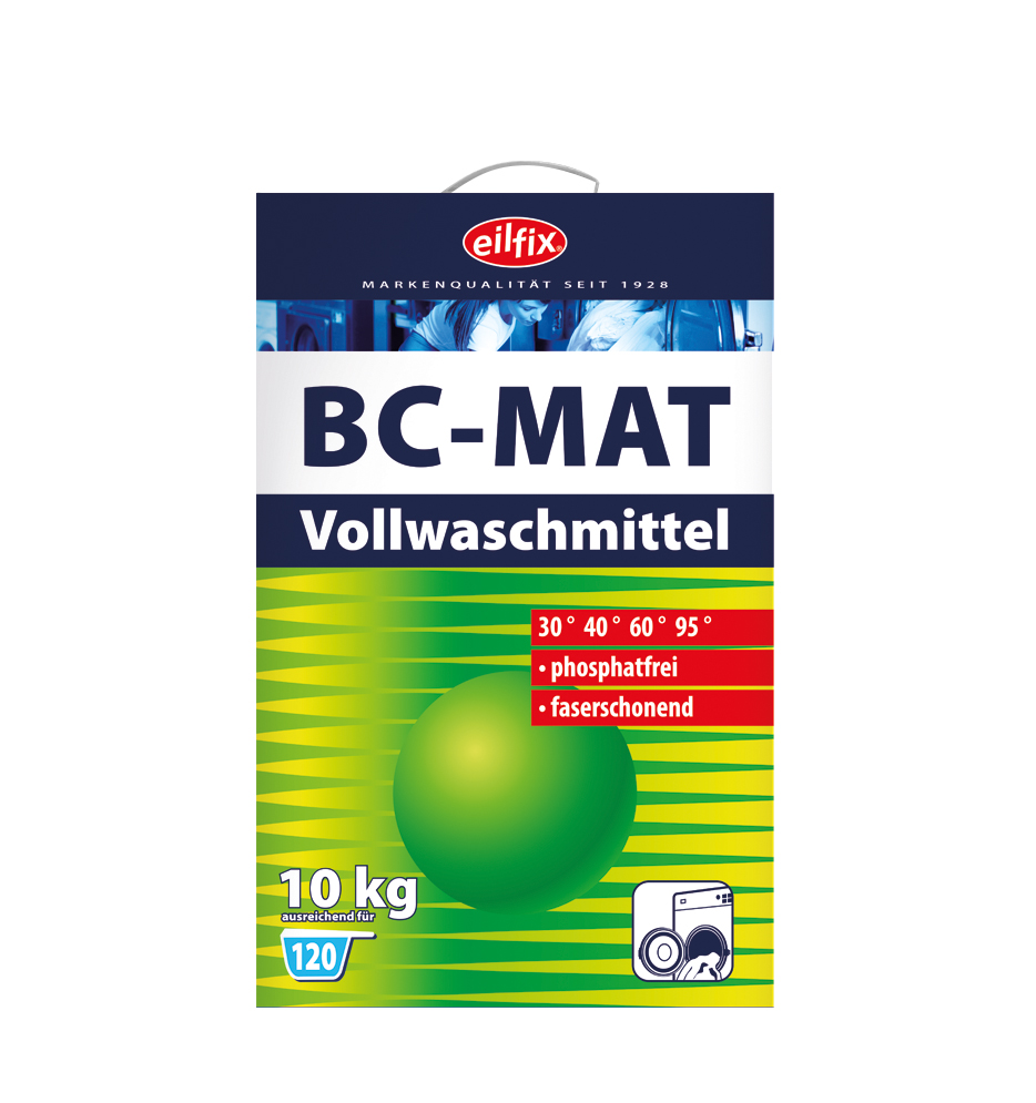 Eilfix® BC-MAT Universalwaschpulver | phosphatfrei | 10 kg