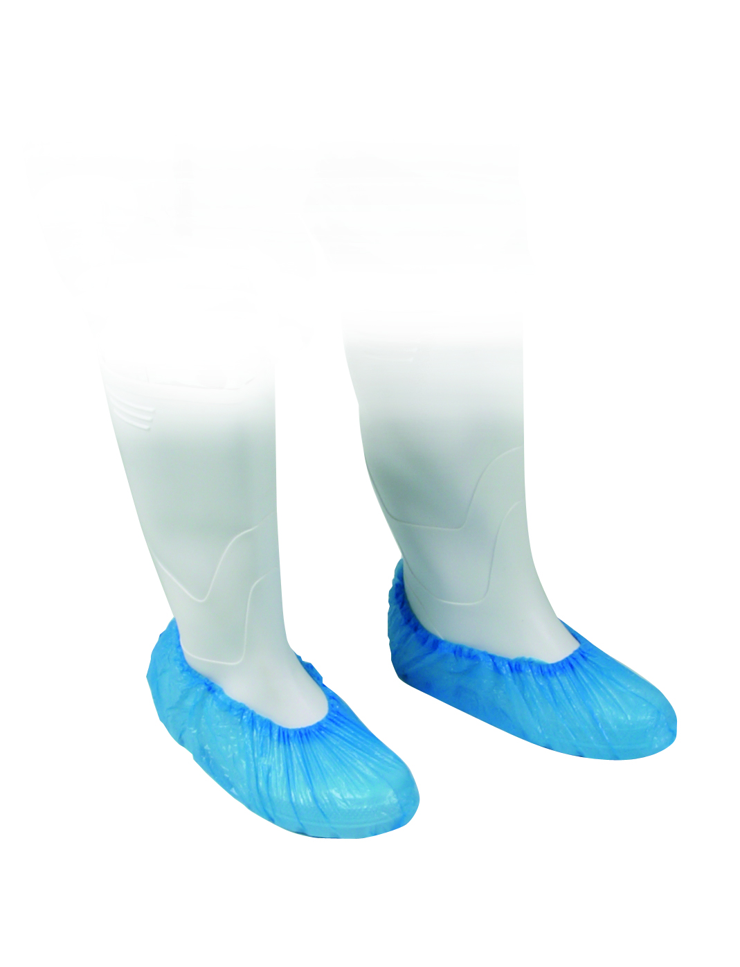 CPE-Überschuhe mit Gummizug | 35 μ | Blau | 100 Stück/Beutel CPE-Überschuhe mit Gummizug | 35 μ | Blau | 100 Stück/Beutel