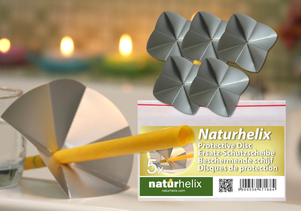 Naturhelix Schutzscheiben Ersatzschutzscheiben 5 Stück/Packung