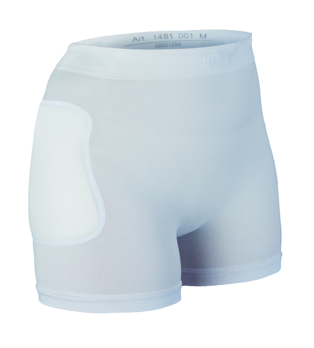 Suprima Hüftprotektor-Slip Unisex S-XXL Weiß 1481 Suprima Hüftprotektor-Slip Unisex S-XXL Weiß 1481