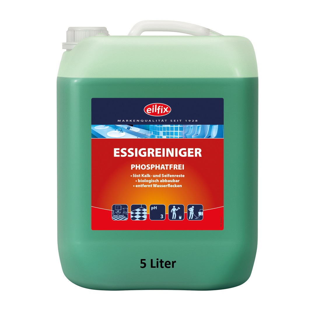 Eilfix® Essigreiniger | Phosphatfrei | 5 Liter Kanister