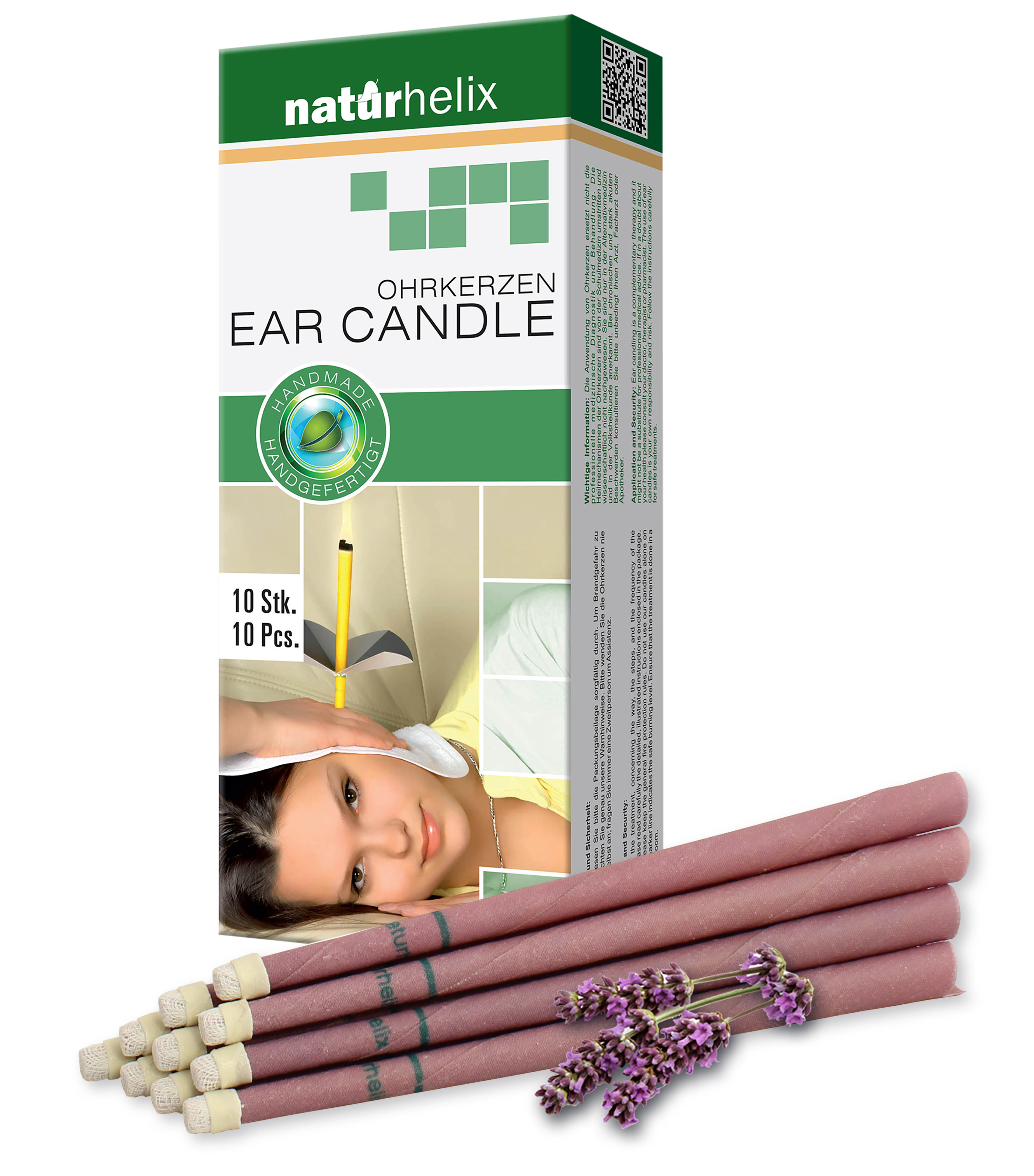 Ohrkerzen Lavendel 10 Stück/Packung Ohrkerzen Lavendel 10 Stück/Packung