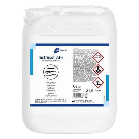 Instrumentendesinfektion INSTRUSOL AF+ 5 Liter Kanister Instrumentendesinfektion INSTRUSOL AF+ 5 Liter Kanister