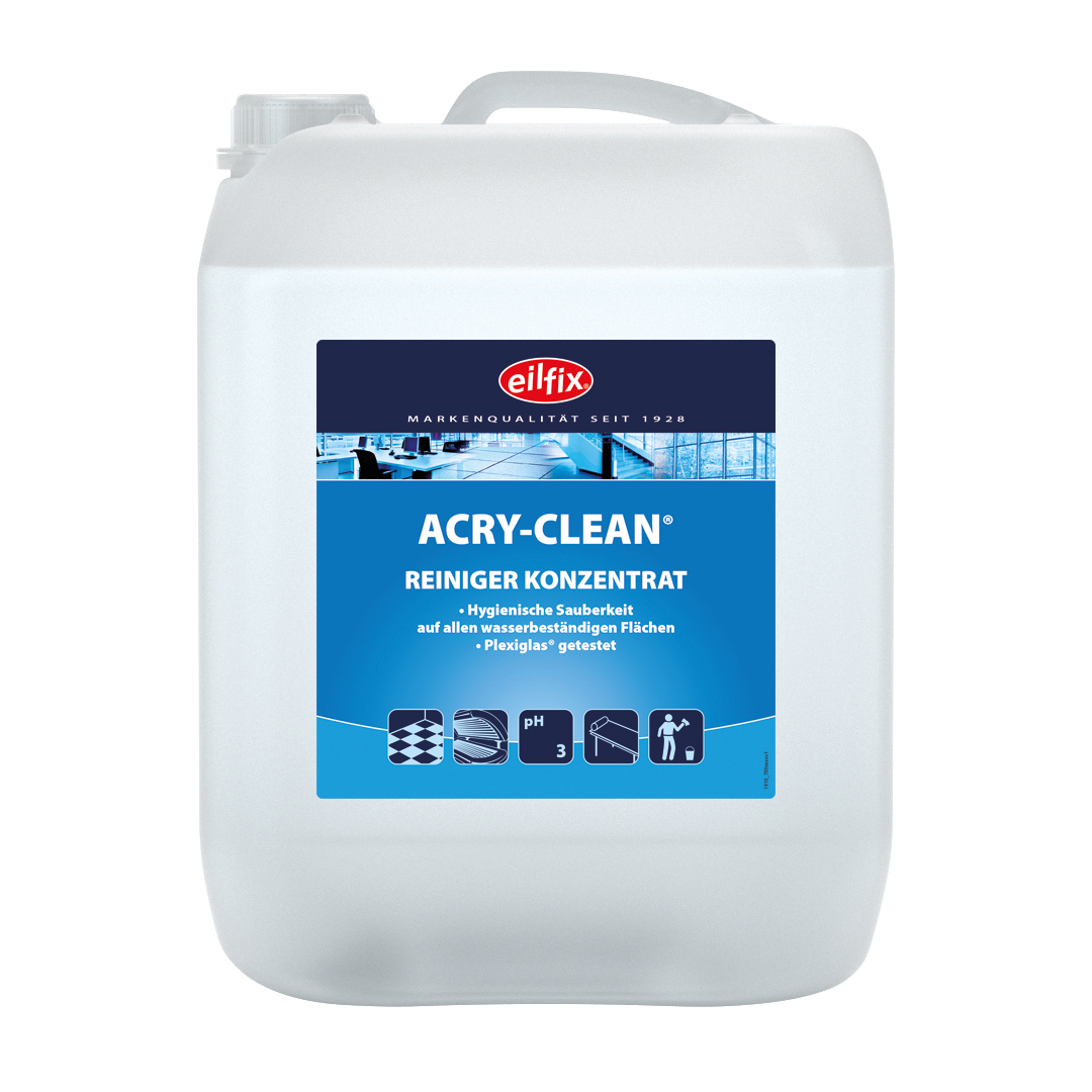 Eilfix® Acry Clean | Hygienereiniger Konzentrat | 10 Liter Kanister Eilfix® Acry Clean | Hygienereiniger Konzentrat | 10 Liter Kanister