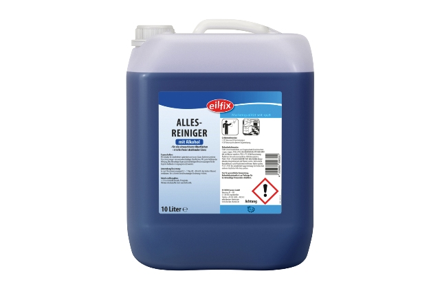 Eilfix® Allesreiniger mit Alkohol 10 Liter Kanister Eilfix® Allesreiniger mit Alkohol 10 Liter Kanister