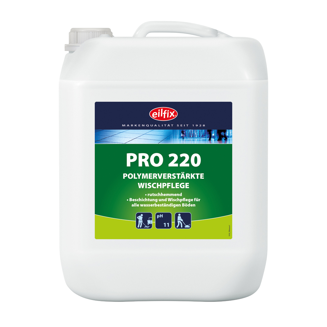 Eilfix® PRO 220 Polymerverstärkte Wischpflege | 10 Liter Kanister Eilfix® PRO 220 Polymerverstärkte Wischpflege | 10 Liter Kanister