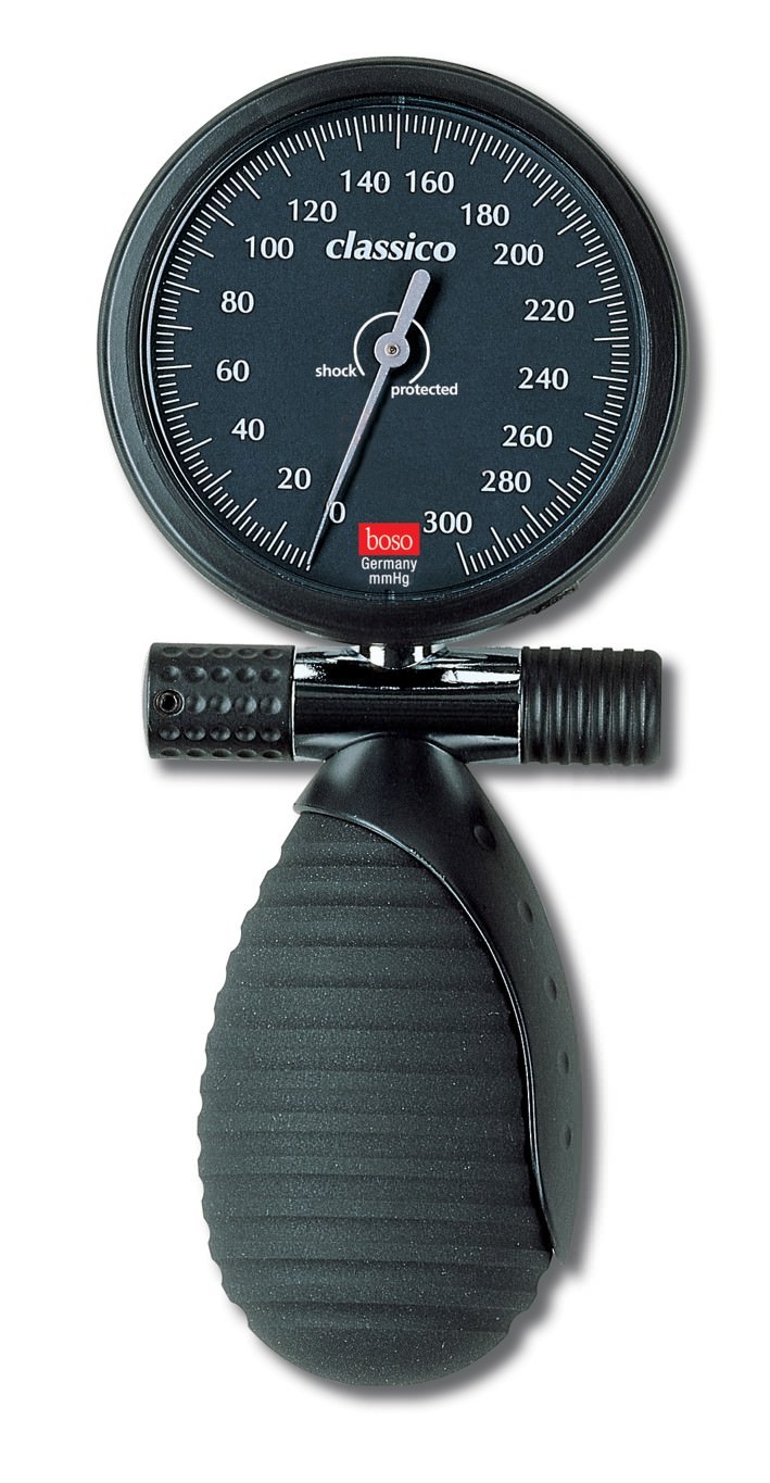 boso classico | Manometer Ø 60 mm | allein | mit Druckball