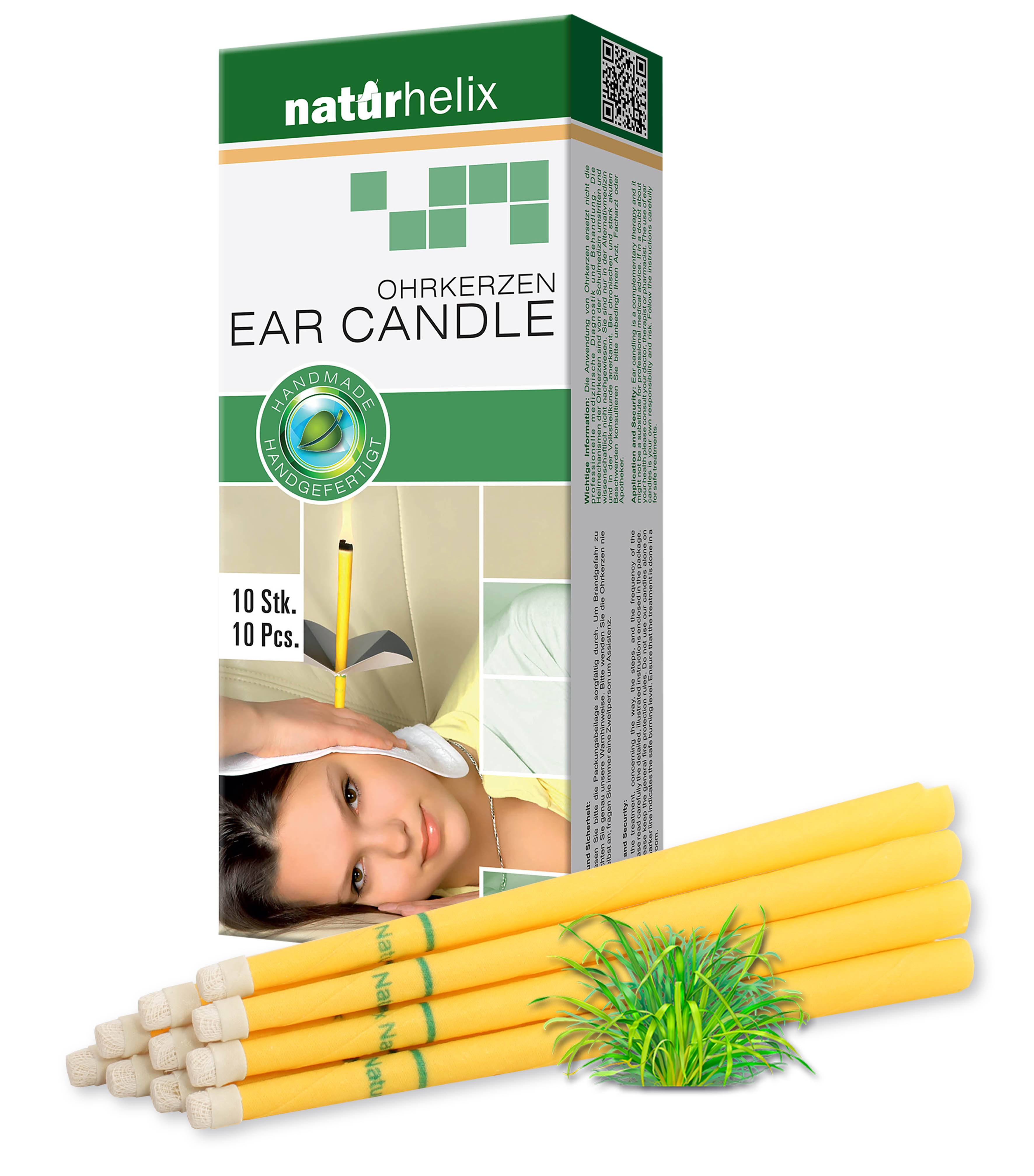 Ohrkerzen Zitronengras 10 Stück/Packung Ohrkerzen Zitronengras 10 Stück/Packung