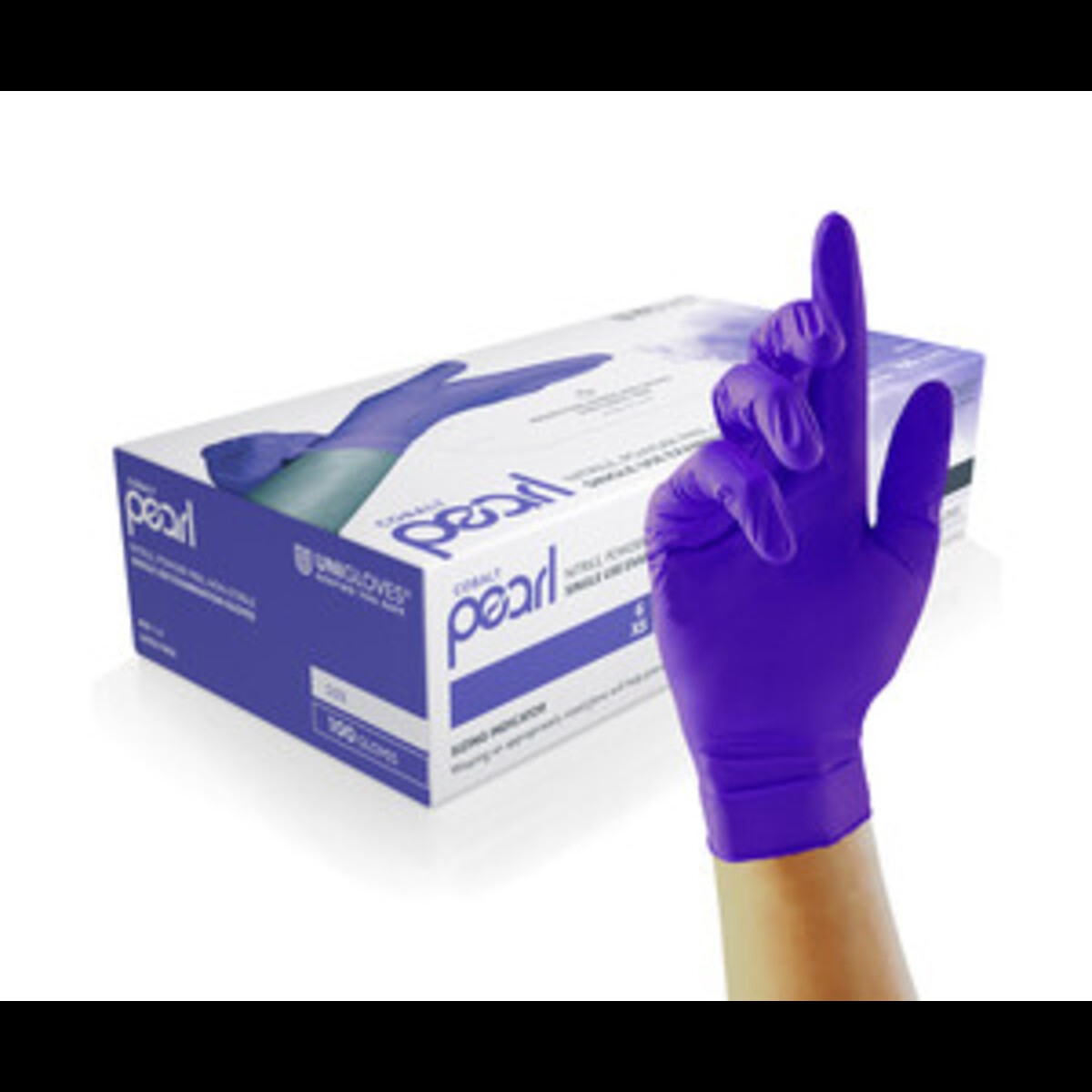 Unigloves COBALT PEARL Nitrilhandschuhe XS - XL 100 Stück/Box