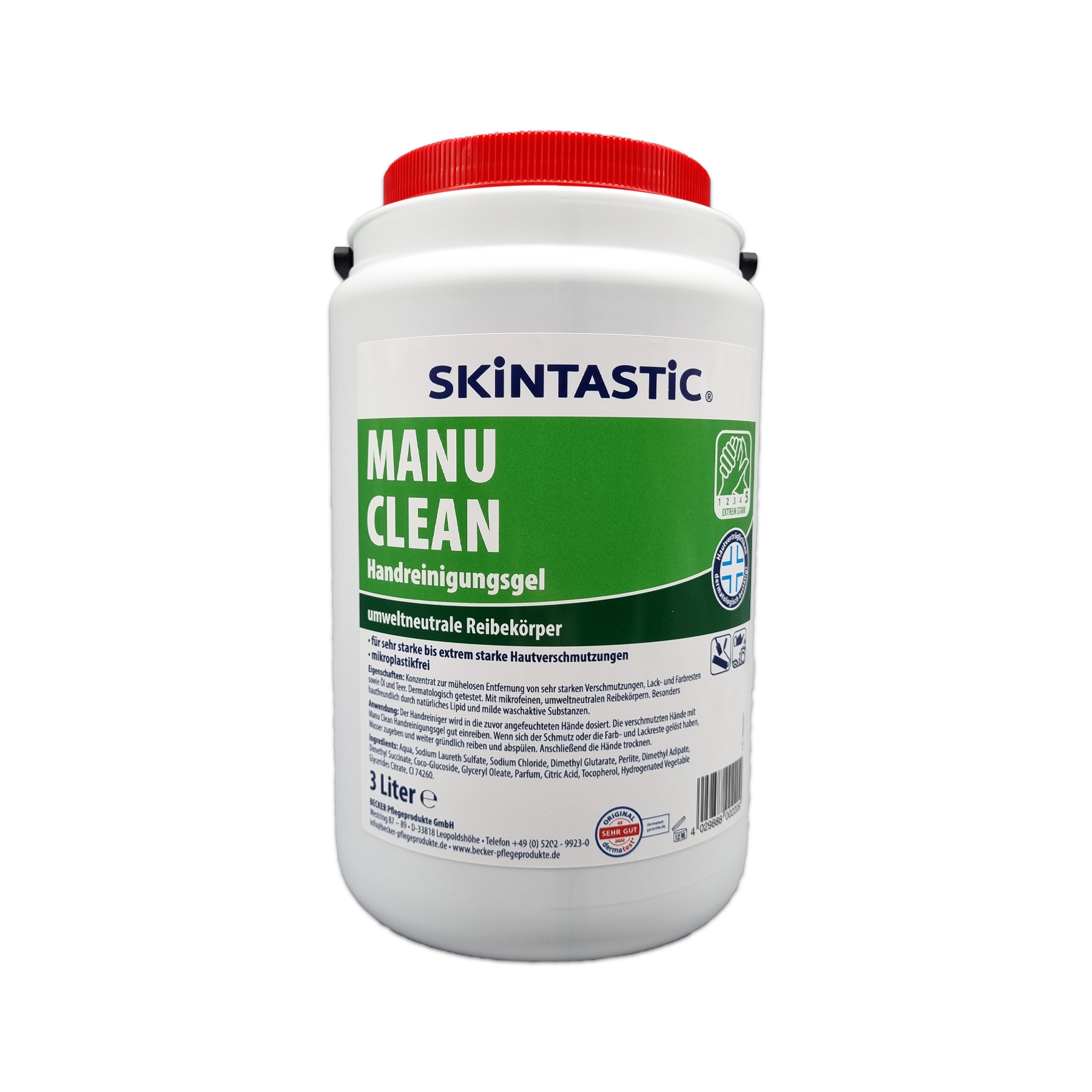 Manu Clean® Handreinigungsgel 3 Liter Kanne Manu Clean® Handreinigungsgel 3 Liter Kanne