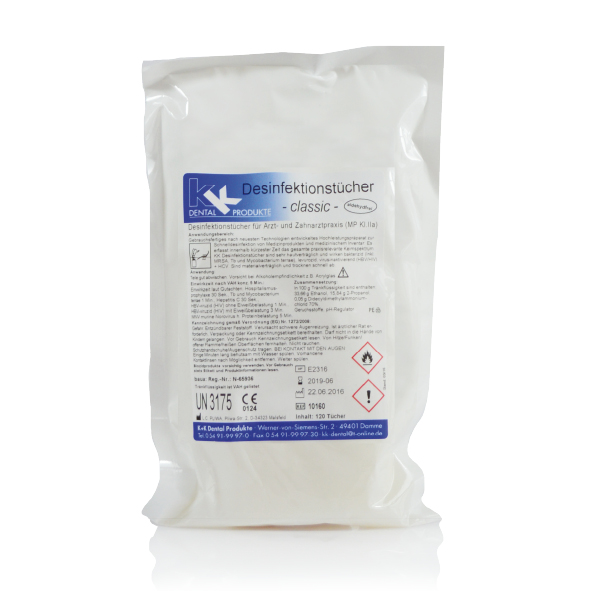 KK Desinfektionstücher 1 Nfbeutel á 120 Tücher vers. Düfte