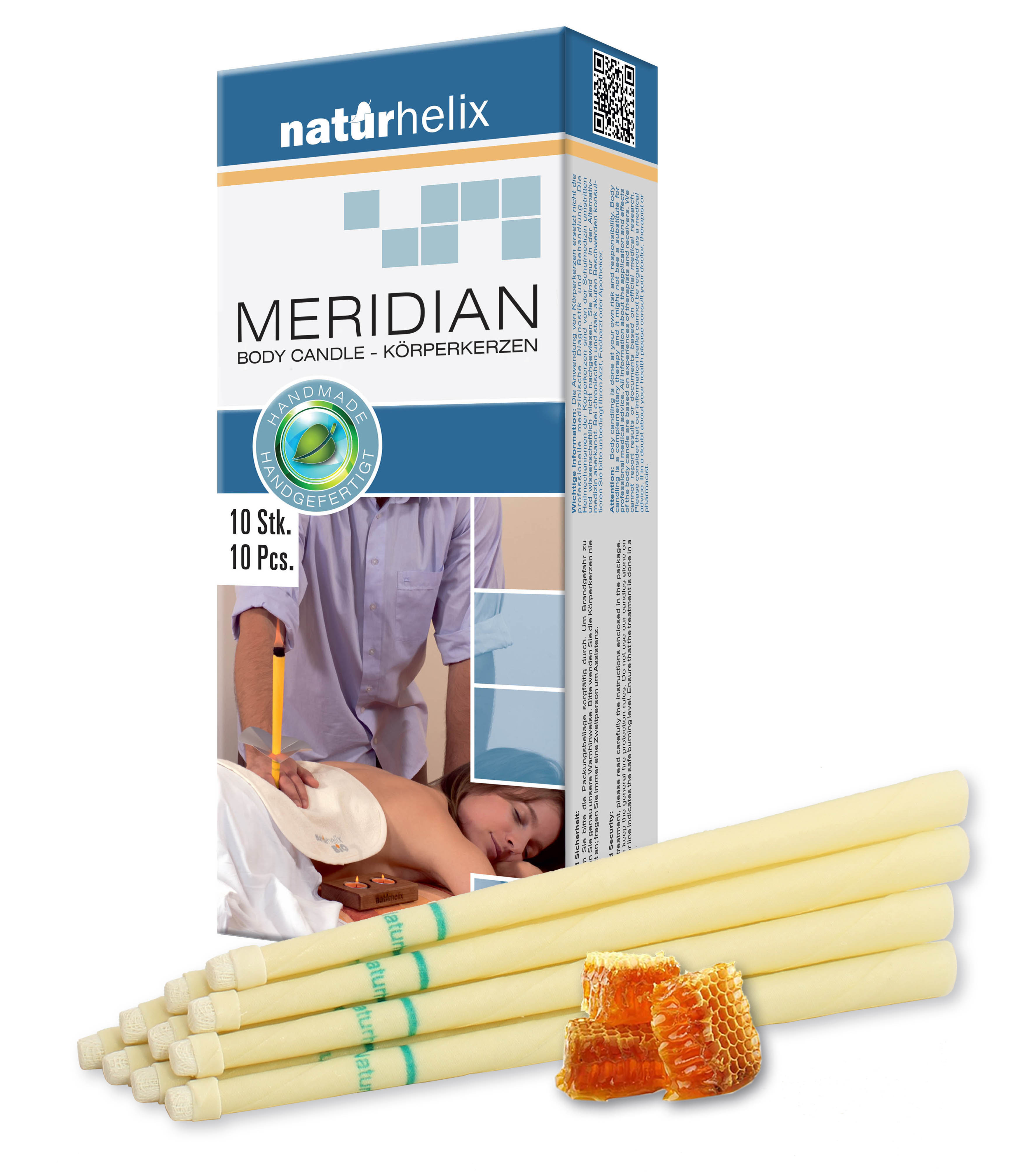 Körperkerzen Natur 10 Stück/Packung Körperkerzen Natur 10 Stück/Packung