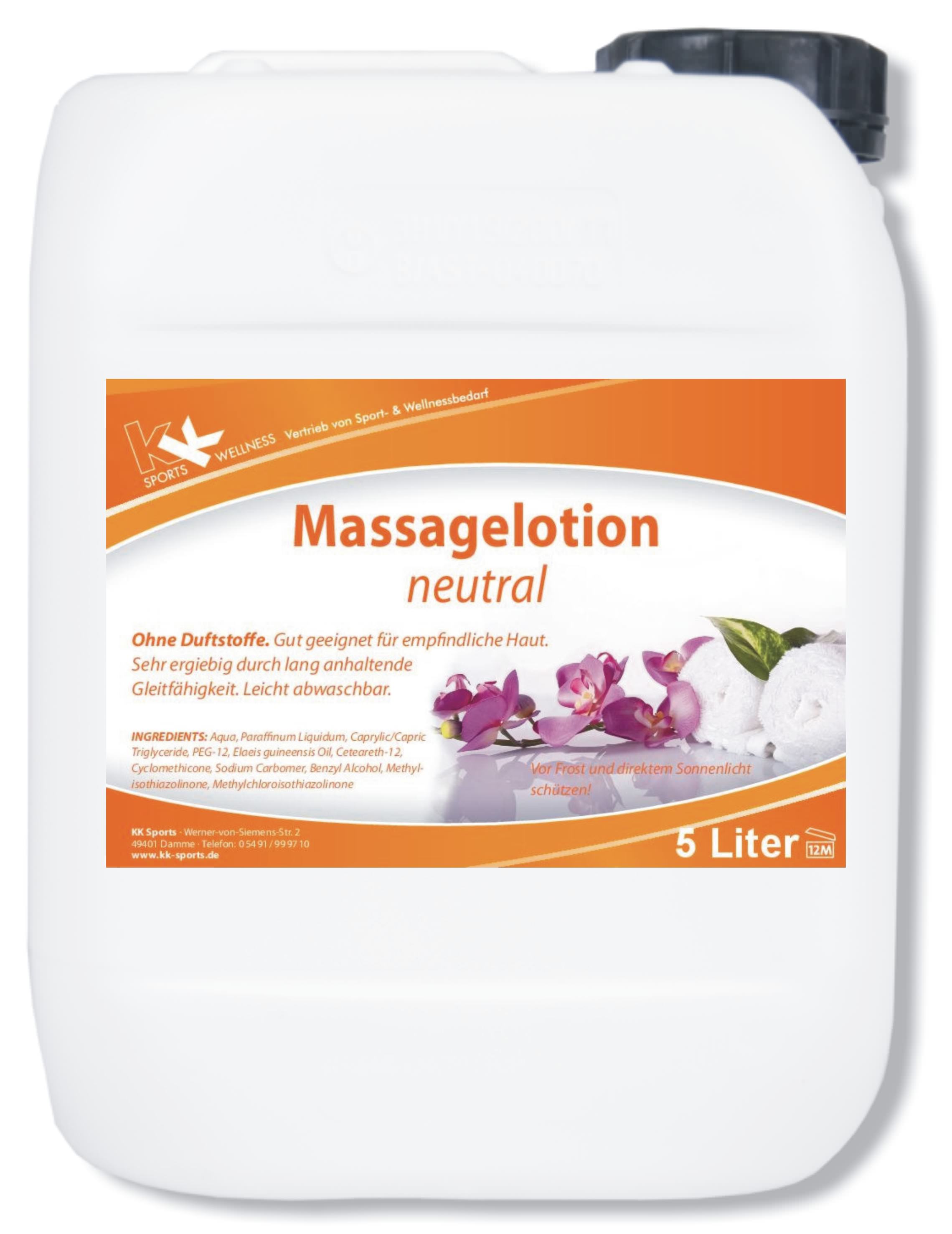 KK Massagelotion Neutral 5 Liter Kanister KK Massagelotion Neutral 5 Liter Kanister