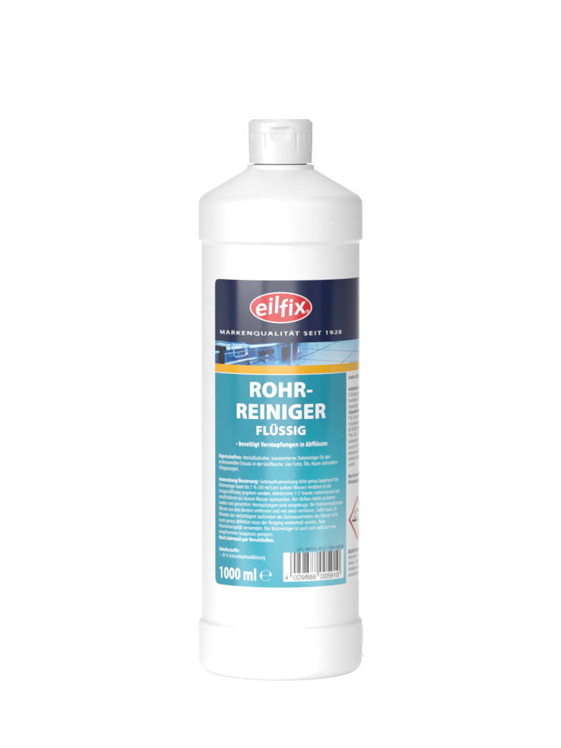 Eilfix® Rohrreiniger | Flüssig | 1 Liter Flasche Eilfix® Rohrreiniger | Flüssig | 1 Liter Flasche