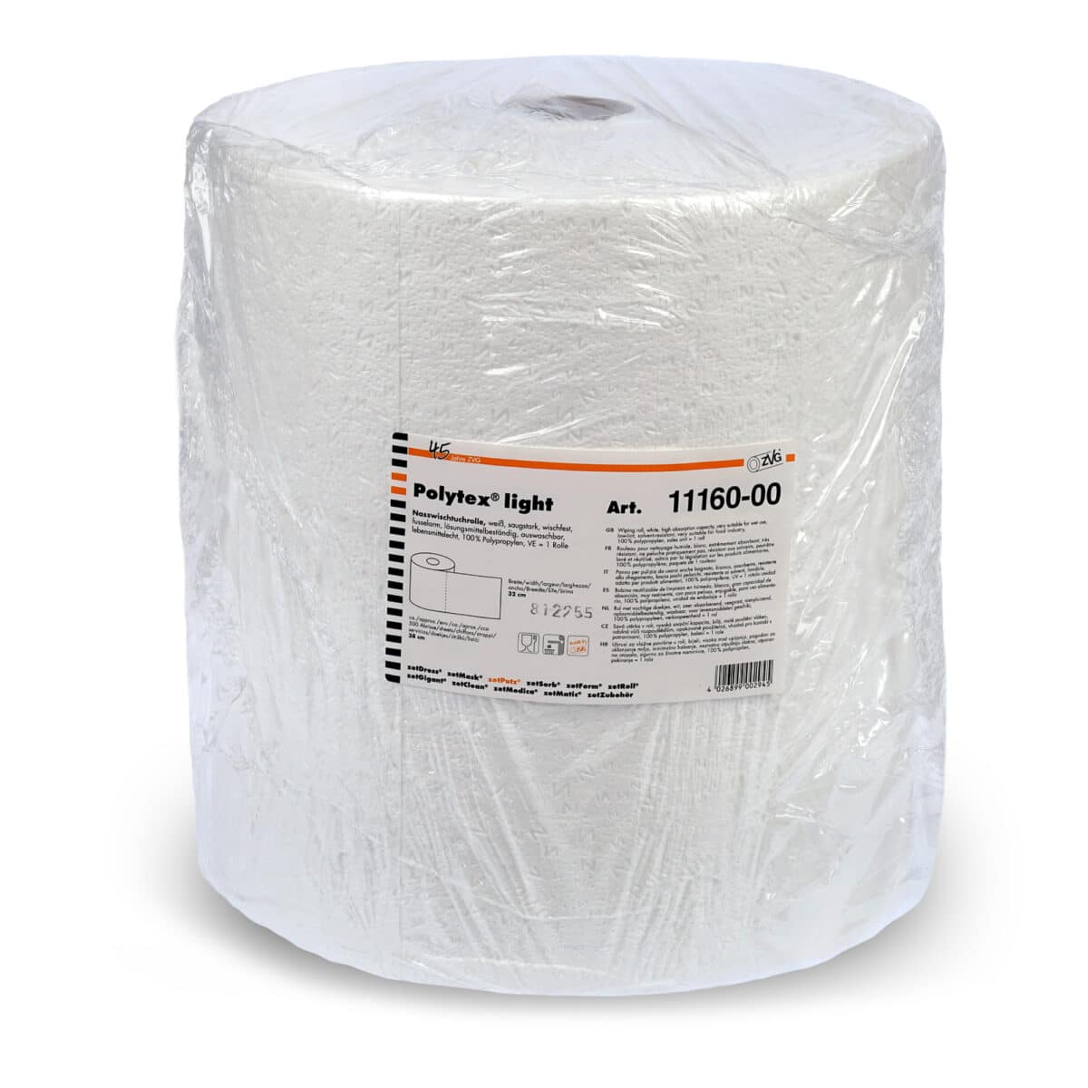 Polytex® light Nasswischtuchrolle | Weiß | 38 cm x 32 cm | 500 Abrisse Polytex® light Nasswischtuchrolle | Weiß | 38 cm x 32 cm | 500 Abrisse