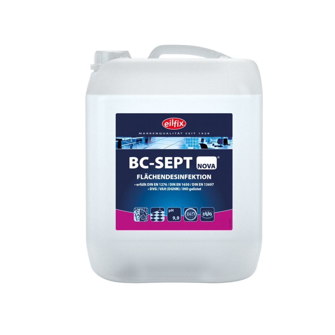 Eilfix® BC SEPT nova | Flächendesinfektion | 5 Liter Kanister Eilfix® BC SEPT nova | Flächendesinfektion | 5 Liter Kanister
