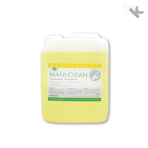 KK Mani-Clean Citro Seife | Handwaschseife | 5 Liter Kanister KK Mani-Clean Citro Seife | Handwaschseife | 5 Liter Kanister