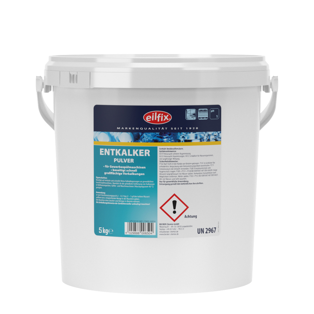 Eilfix® Entkalker | Pulver | 5 kg Eimer Eilfix® Entkalker | Pulver | 5 kg Eimer