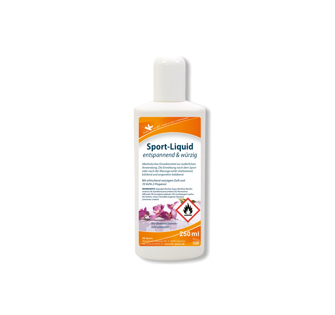 KK Sport-Liquid (70 Vol.%) Einreibung 250 ml Flasche