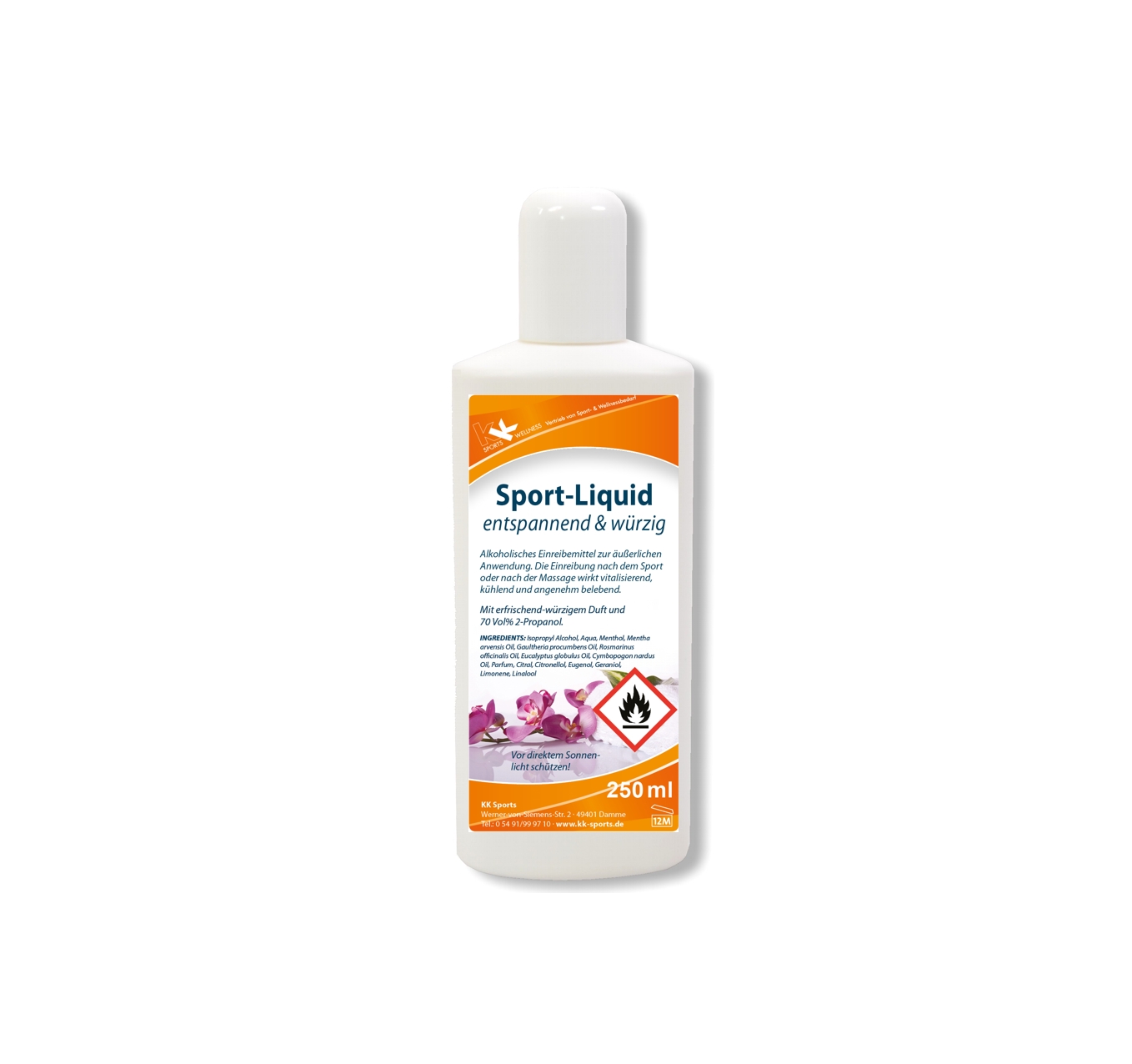 KK Sport-Liquid (70 Vol.%) Einreibung 250 ml Flasche KK Sport-Liquid (70 Vol.%) Einreibung 250 ml Flasche