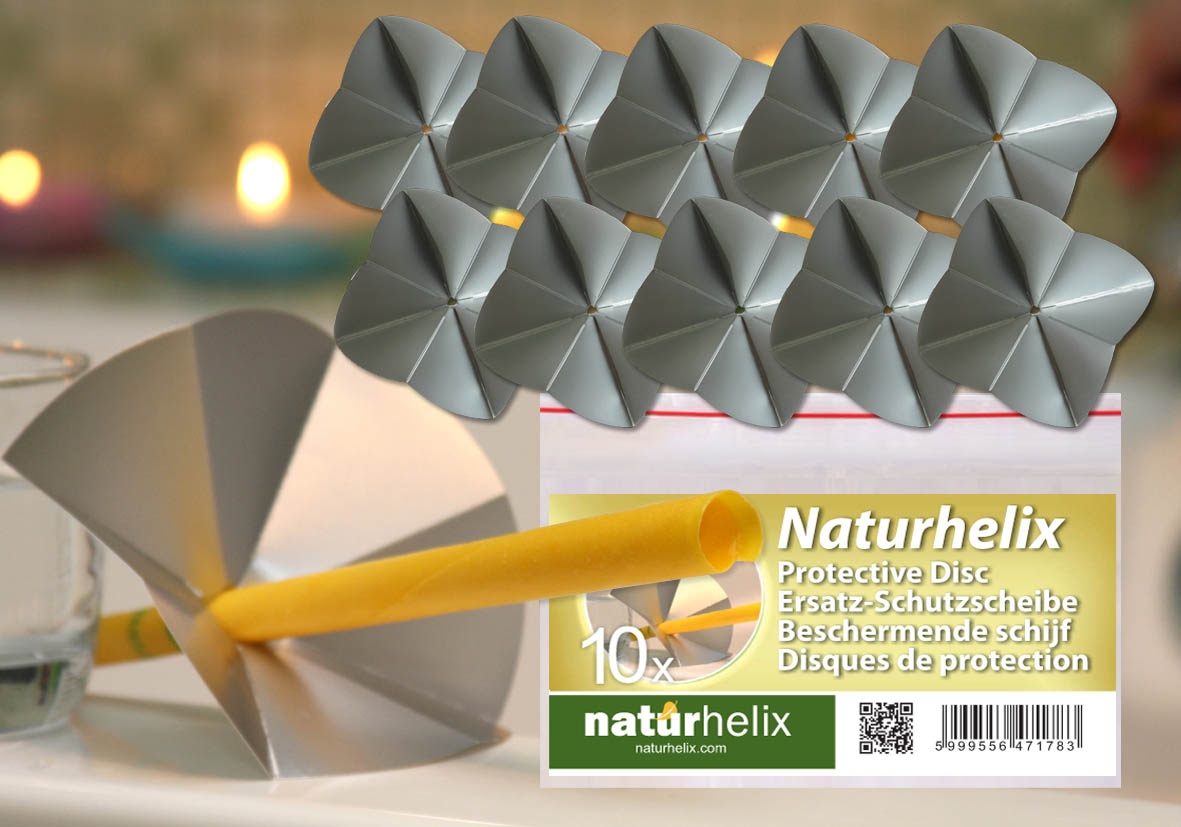 Naturhelix Schutzscheiben Ersatzschutzscheiben 10 Stück/Packung