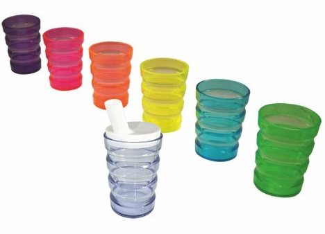 Sundo Rillenbecher Mit Tee-Aufsatz verschiedene Farben Sundo Rillenbecher Mit Tee-Aufsatz verschiedene Farben