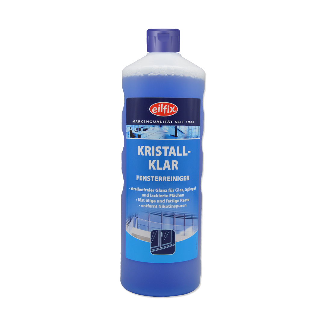 Eilfix® Kristall Klar | Fensterreiniger | 1 Liter Flasche