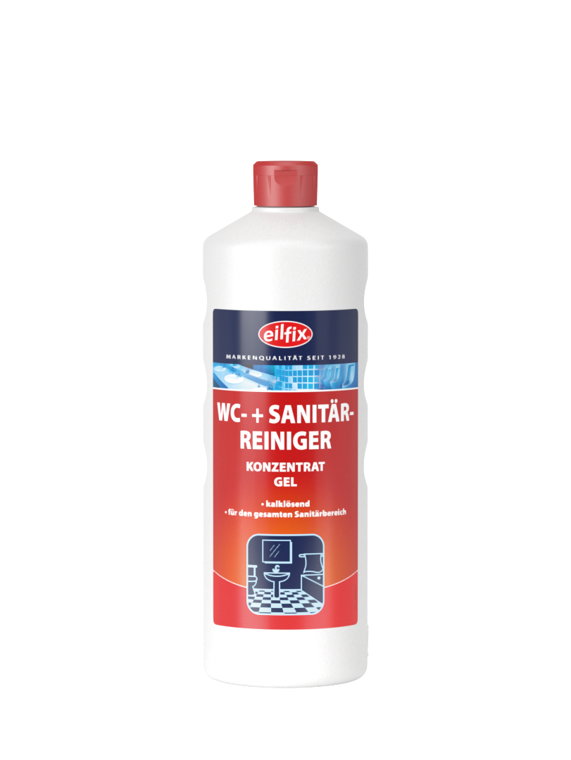 Eilfix® WC- +Sanitärreiniger rot | 1 Liter Flasche