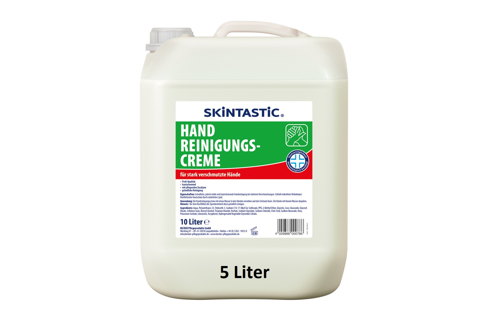 Handreinigungscreme 5 Liter Kanister Handreinigungscreme 5 Liter Kanister