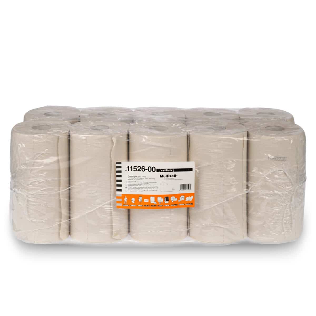 Multizell® Putztuchrolle | Natur | 3-lagig | 38 cm x 24 cm | 10 Rollen Multizell® Putztuchrolle | Natur | 3-lagig | 38 cm x 24 cm | 10 Rollen