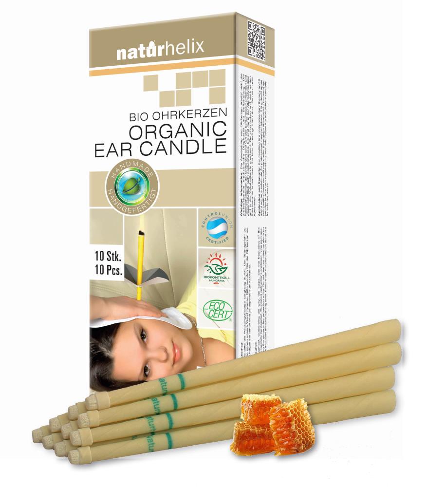 BIO Ohrkerzen Natur 10 Stück/Packung BIO Ohrkerzen Natur 10 Stück/Packung