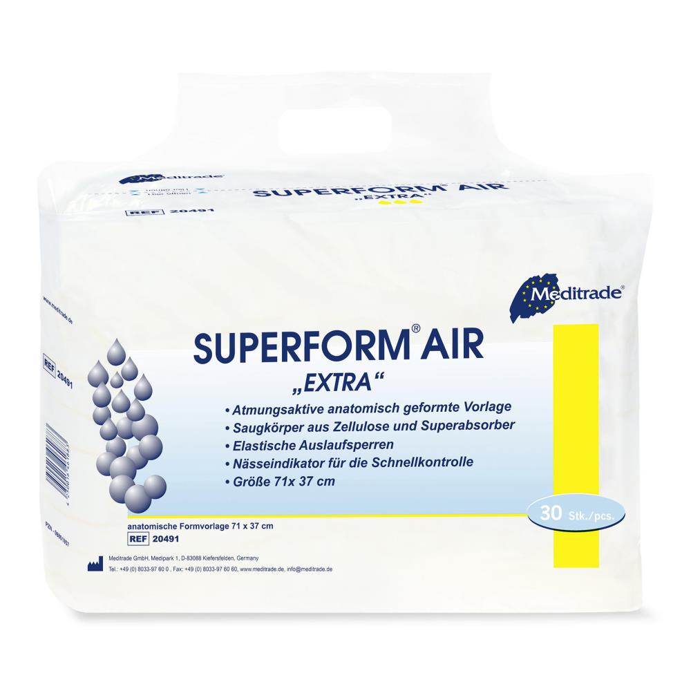 Beesana® Superform® AIR | Extra | Inkontinenzvorlage | 30 Stück/Packung Beesana® Superform® AIR | Extra | Inkontinenzvorlage | 30 Stück/Packung