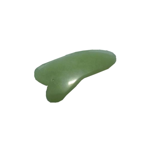 Gua Sha Schaber aus Jade dreieckig