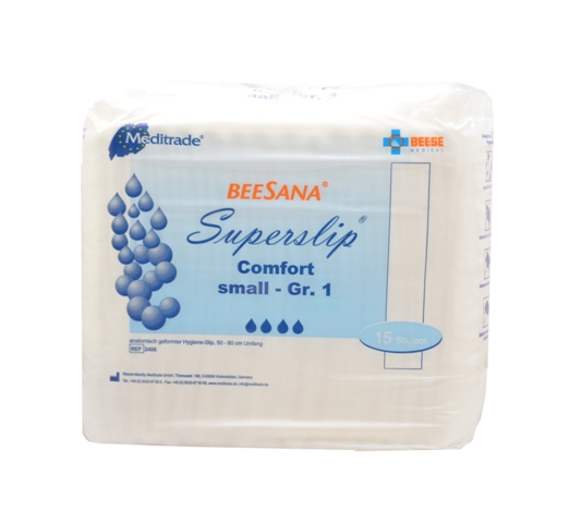 Beesana® | Superslip® Comfort Small | Inkontinenzslip | 15 Stück/Packung Beesana® | Superslip® Comfort Small | Inkontinenzslip | 15 Stück/Packung