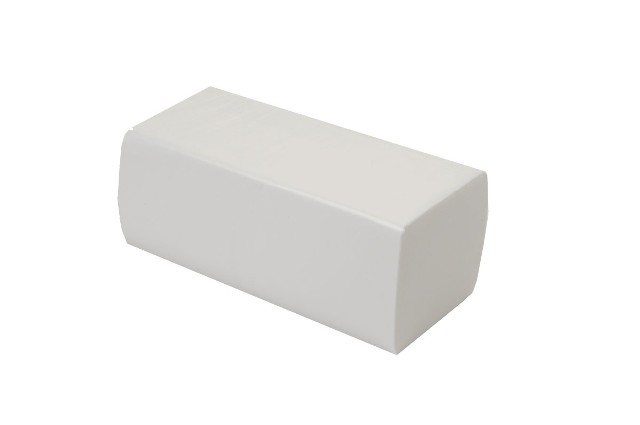 Falthandtuch | 25 x 21 cm | 2-lagig | ZZ-Falz | Weiß | 4000 Stück/Karton Falthandtuch | 25 x 21 cm | 2-lagig | ZZ-Falz | Weiß | 4000 Stück/Karton