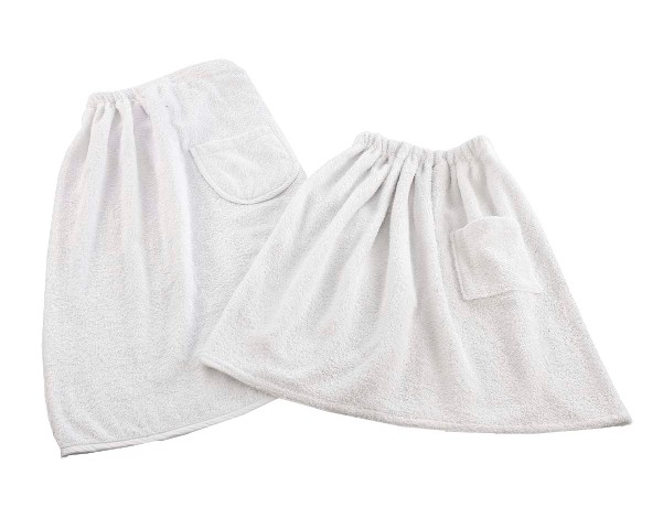 Sauna-Kilt für Damen |  Weiß | ca. 80 cm Sauna-Kilt für Damen |  Weiß | ca. 80 cm