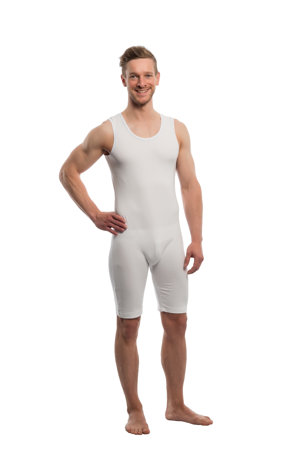 Suprima Pflegebody Unisex ohne Arm Größe S-XXL Weiß 4698 Suprima Pflegebody Unisex ohne Arm Größe S-XXL Weiß 4698
