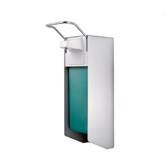 Eurospender 500 ml kurzer Arm mit Edelstahlpumpe Eurospender 500 ml kurzer Arm mit Edelstahlpumpe