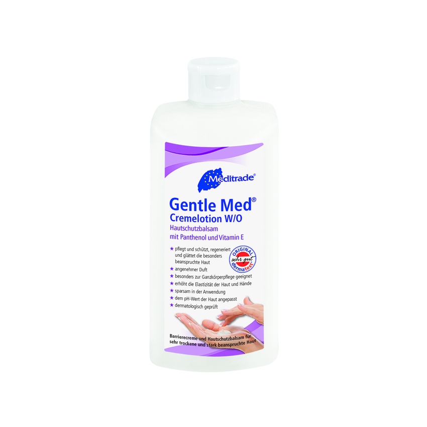 Meditrade Gentle Med® Cremelotion (W/O) 500 ml Flasche Meditrade Gentle Med® Cremelotion (W/O) 500 ml Flasche