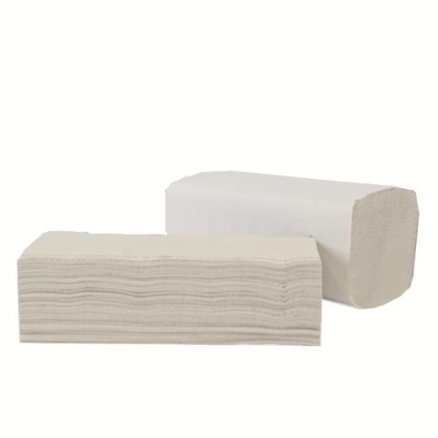 Falthandtuch | 25 x 23 cm | 1-lagig |  ZZ-Falz | Natur | 5000 Stück/Karton Falthandtuch | 25 x 23 cm | 1-lagig |  ZZ-Falz | Natur | 5000 Stück/Karton
